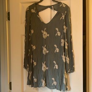 Free People Austin turquoise dress XS EUC